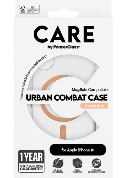 Care Flagship Şeftali W. Magsafe Apple iPhone 16 modelleri