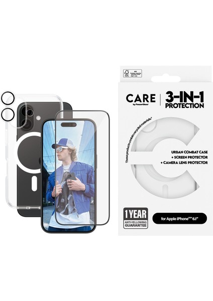 Care By Apple iPhone 16 Flagship 3 In 1 Bundle Ekran & Kamera Koruyucu & Kılıf fiyatları