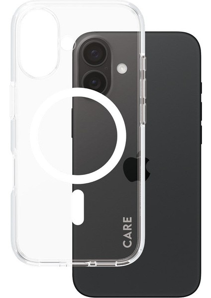 Care By Apple iPhone 16 Flagship Urban Combat Magsafe - Beyaz Kılıf
