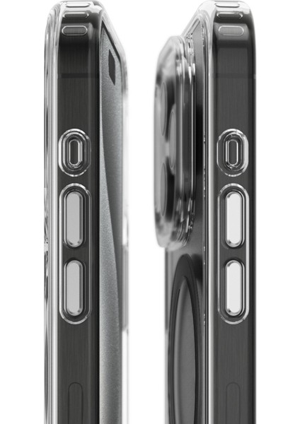 Şeffaf Kapak & Kılıf Apple iPhone 16 - Siyah