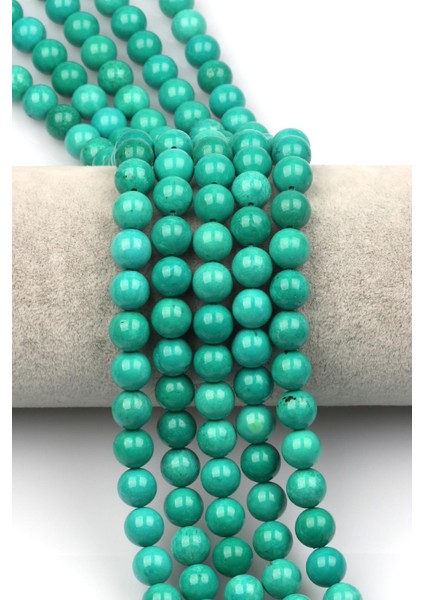 Turkuaz Doğaltaş Dizi 8 mm Küre Kesim