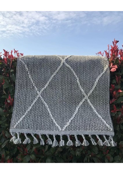 Soho Sh 02 Grey Hav Toz Vermez Hasır Dokuma Modern Makine Halısı