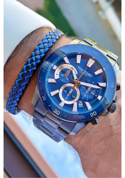 MRD11355 Siyah Renk Büyük Kasa Erkek Kol Saati Bileklik Hediyeli modelleri