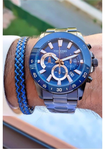 MRD11355 Siyah Renk Büyük Kasa Erkek Kol Saati Bileklik Hediyeli fırsatları