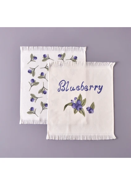 Blueberry Pamuklu Kurulama Bezi 2'li (40X50 Cm)