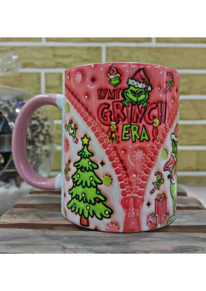 Grinch Yılbaşı Partisi Md4 Porselen Kupa