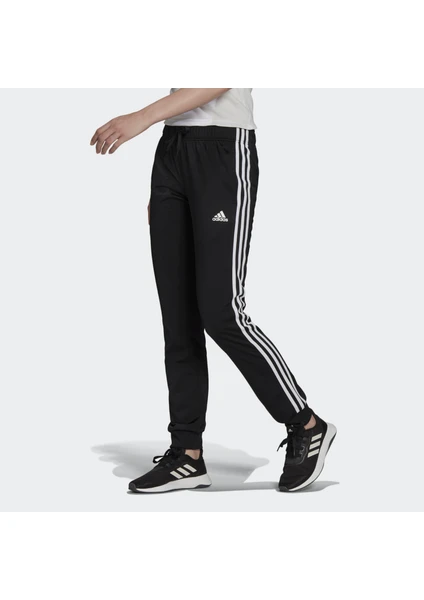 Adidas Sportswear H48447 Primegreen Essentials Warm-Up Slim Tapered 3-Stripes Track Pants