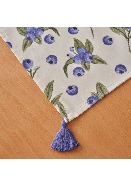 Bella Maison  Pamuk Blueberry Runner (50x150 Cm)