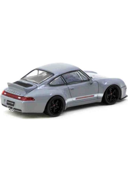 1:64 Porsche 993 Remastered By Gunther Werks (7 cm Uzunluğunda Metal Araba Case Kutulu