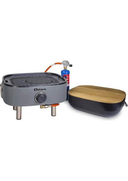 Portatif Mini Barbekü - Gri