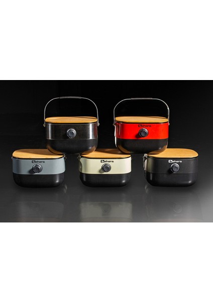 Portatif Mini Barbekü - Gri