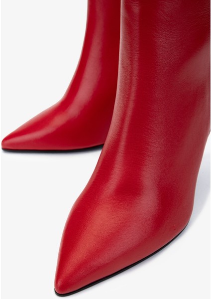 Kadın . Kırmızı Topuklu Bot 1052 285 Bn Bot Sk24-25 Kırmızı Dr modelleri