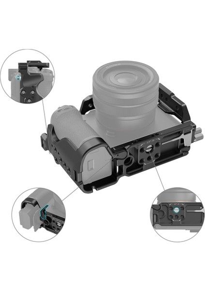 4422 Sony Alpha 7c Iı / 7cr Için Kafes Kiti fırsatları