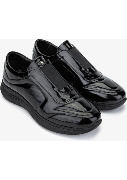 Kadın Siyah Rugan Sneakers & Spor Ayakkabı 1065 161-1184 Bn Ayk SK24-25 Sıyah Krsk Rgn fiyatları