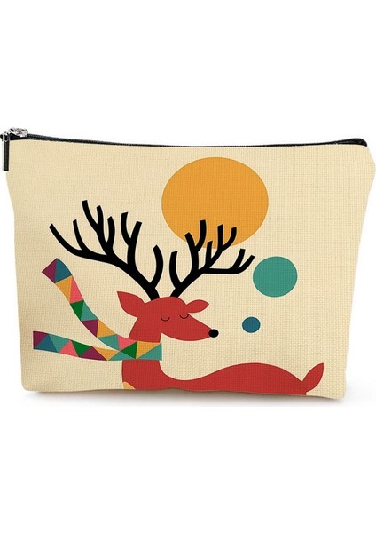 Ren Geyiği Kozmetik Çantası (Yurt Dışından)