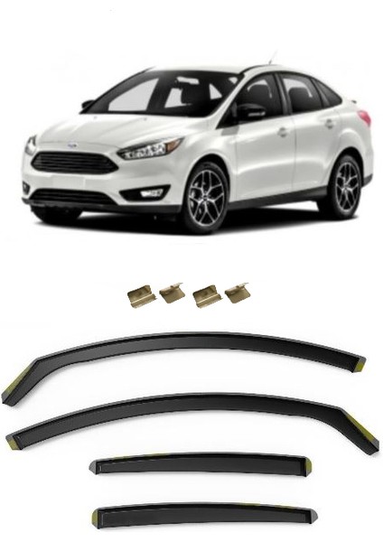 Ford Focus 3 2011-2018 Model Içten Geçme 4'lü Cam Rüzgarlığı