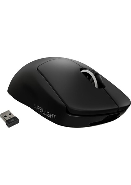 Logitech G Pro x Superlıght Ultra Hafif Hero 25.600 Dpı 400 IPS Lıghtspeed Kablosuz Oyuncu Mouse - Siyahh(Kutusuz Teşhirr Ürün)