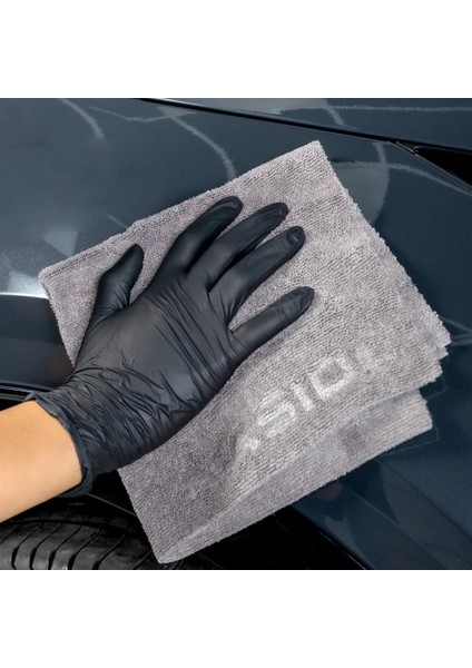 Wipe&Buff Mikrofiber Seramik Kaplama Detailing Bezi 10'lu-A.Gri-Temizlik Bezi-40x40cm-320gsm