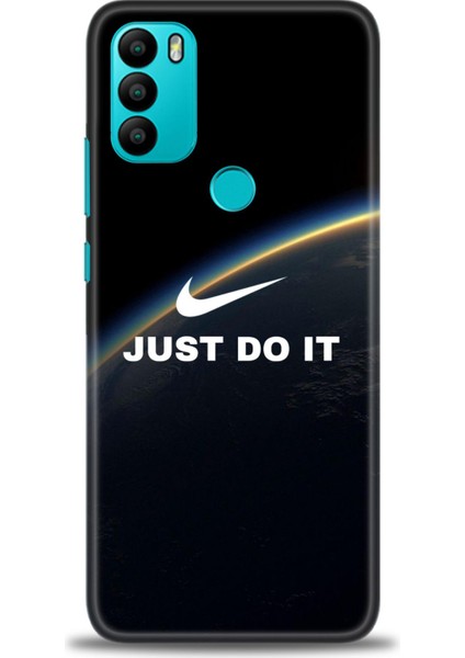 General Mobile Gm 21 Plus Hd Baskılı Kılıf - Nike Dünya + 9h Nano Ekran Koruyucu