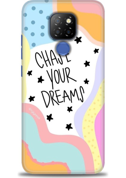 General Mobile Gm 20 Hd Baskılı Kılıf - Chase Your Dreams + 9h Nano Ekran Koruyucu