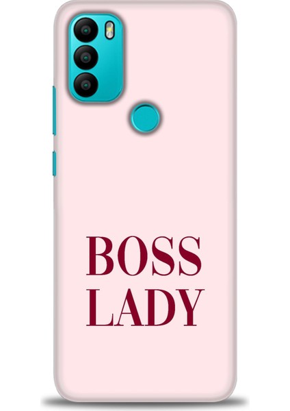 General Mobile Gm 21 Plus Hd Baskılı Kılıf - Boss Lady + 9h Nano Ekran Koruyucu