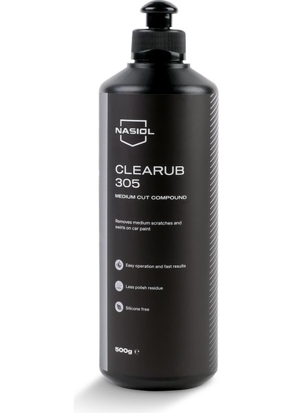 -SET 14-Clearub (105,305,505,705) Çizik Giderici Polisaj Pastası (2kg) ve Polisaj Süngeri (4Adt) Seti