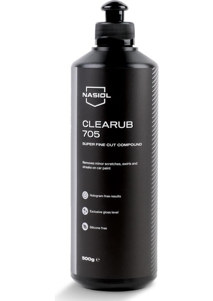 -SET 14-Clearub (105,305,505,705) Çizik Giderici Polisaj Pastası (2kg) ve Polisaj Süngeri (4Adt) Seti