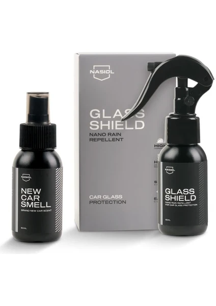 Glasshield Nano Yağmur Kaydırıcı ve New Car Smell Araç Kokusu 2'li Set-Avantajlı Paket