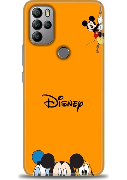 General Mobile Gm 21 Pro Hd Baskılı Kılıf - Turuncu Disney + 9h Nano Ekran Koruyucu