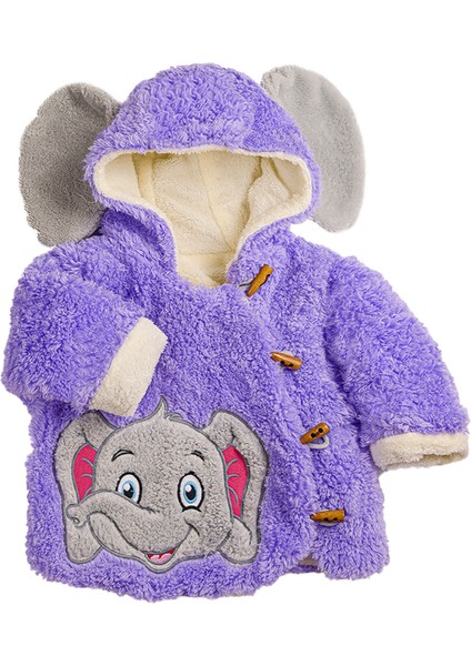 Peluşçu Dayı Sevimli Fil Figürlü Peluş Bebek Ceketi
