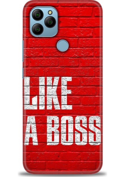 General Mobile Gm 21 Hd Baskılı Kılıf - Like A Boss + 9h Nano Ekran Koruyucu