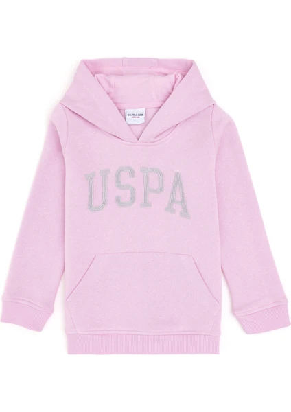 U.S. Polo Assn.  Kız Çocuk Pembe Sweatshirt 50296388-VR041