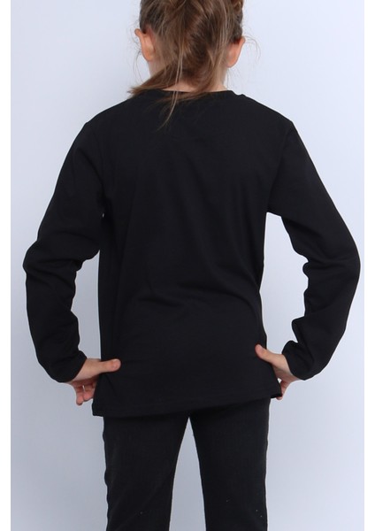 Çocuk Ayyıldız Baskılı Tshirt Uzun Kollu A57 fırsatları