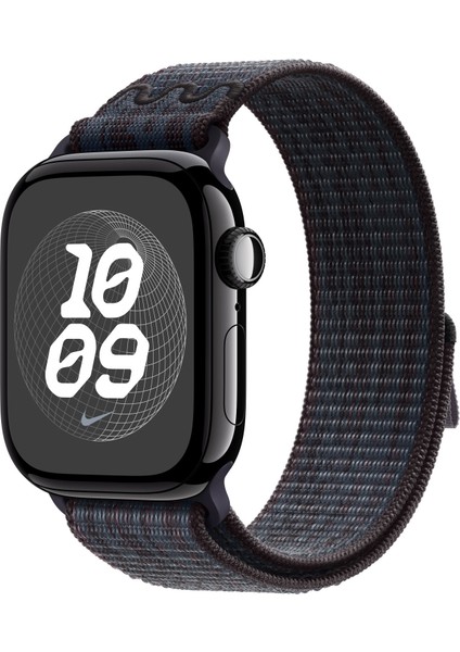 42 mm Siyah/mavi Nike spor loop - (MYJA3ZM/A)