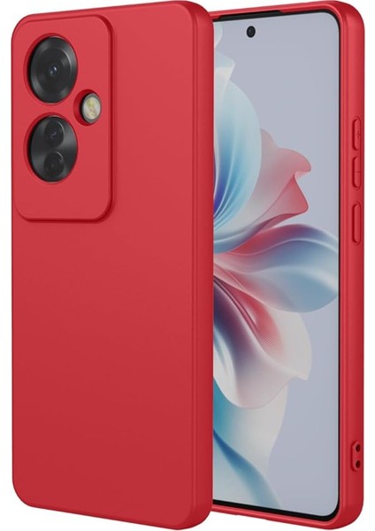 Oppo Reno 11F Kılıf Silikon First Premier + Ekran Koruyucu