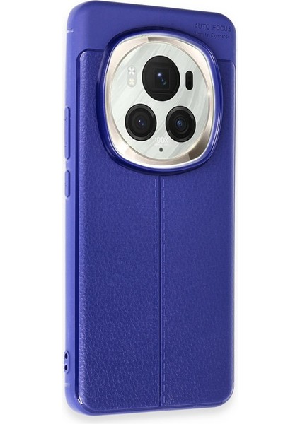 Huawei Honor Magic 6 Pro Kılıf Niss Deri Desen Silikon