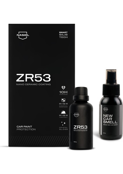-SET 26-ZR53 Araç Nano Seramik Kaplama,Boya Koruma ve New Car Smell Yeni Araç Kokusu Seti