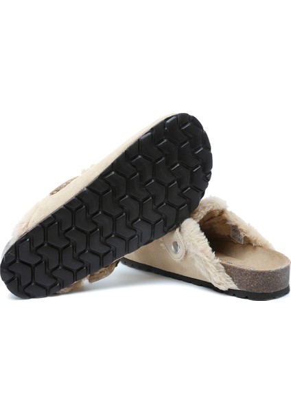 K14207-029SD Kifidis Soft Step Kadın Süet Deri Sabo Mantar Terlik 36-41 modelleri