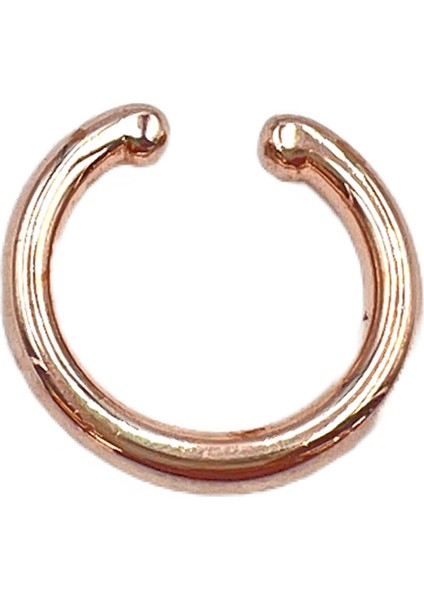 Oval Düz Kıkırdak Küpe