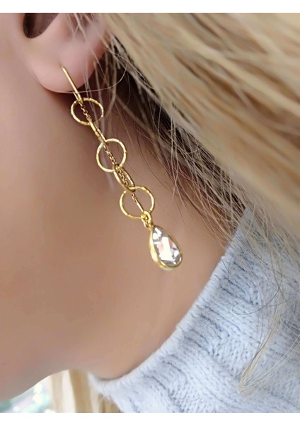 Swarovski Damla Zincir Küpe fiyatları