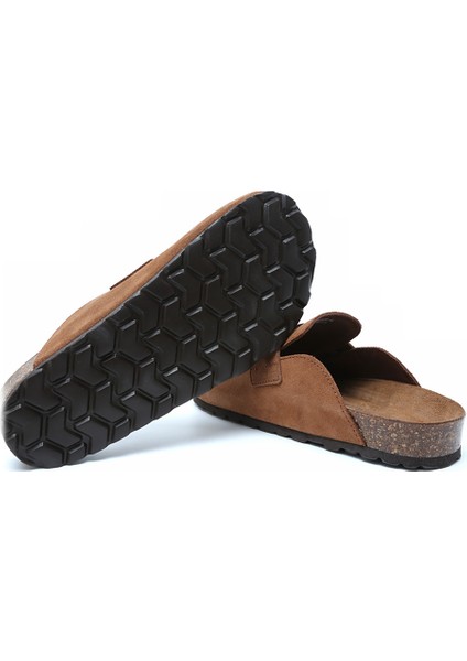 K14212SD Kifidis Soft Step Süet Deri Sabo Mantar Terlik 36-46
