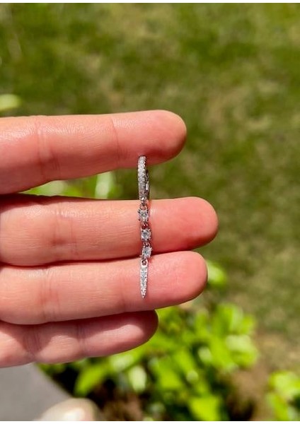 Taşlı Sarkıt Küpe