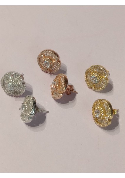 Baget Taşlı Çiçek Küpe fiyatları