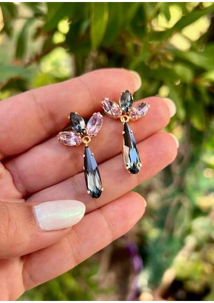 Swarovski Sarkıt Damla Küpe modelleri