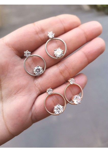 Tektaşlı Halka Küpe