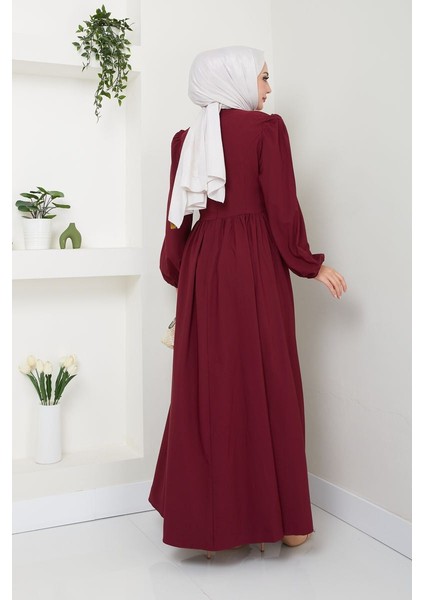 Kadın Moda Giyim Tesettür Elbise 2449