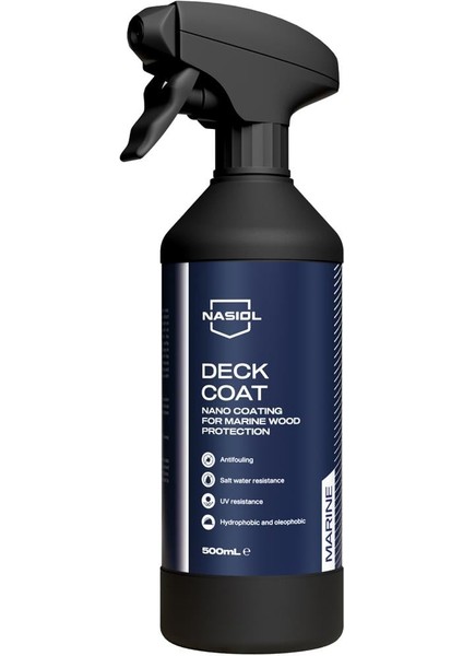 Deckcoat Marine Ahşap Koruma için Nano Kaplama-Yat ve Tekne Bakımı-1 Sezon Dayanım-500ml