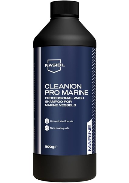 Cleanion Pro Marine Deniz Araçları için Profesyonel Yıkama Şampuanı-Yat ve Tekne Bakımı-500gr