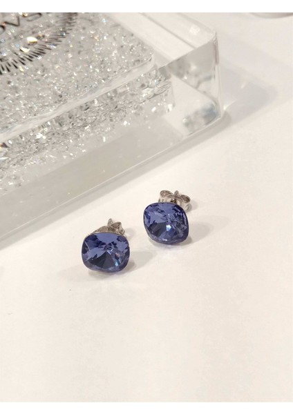 Swarovski Tektaş Küpe