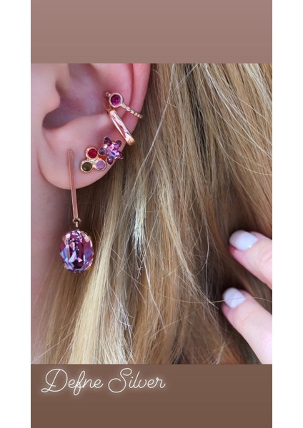 Swarovski Yıldız Küpe modelleri